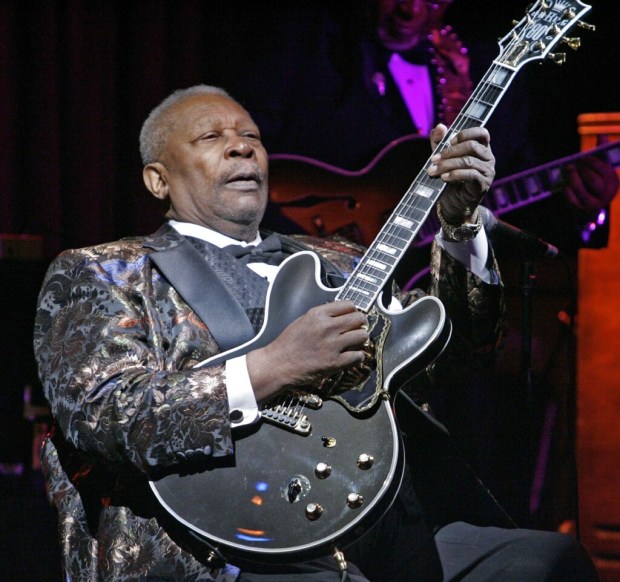 Blues giant B.B. King, who died in 2015, performed at Humphreys Concerts by the Bay 27 times between the 1980s and the last decade. (Richard Drew/ AP)