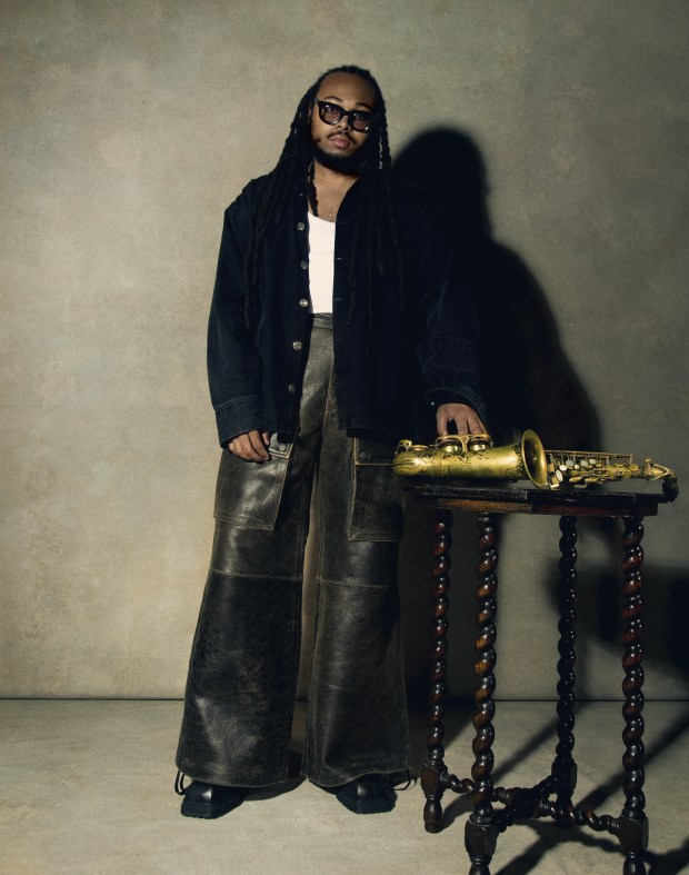 Alto saxophonist and band leader Immanuel Wilkins is one of the brightest young stars in jazz. (Joshua Woods / Courtesy Athenaeum Music & Arts Library)