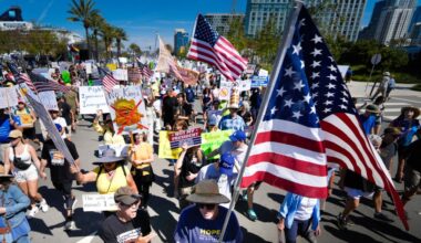 Tens of thousands of San Diegans gather countywide for third No Kings protests – San Diego Union-Tribune