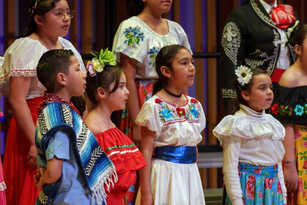 A Mexican music choir performs at the 2024 San Diego Sings! Festival in La Jolla. This year's festival will take place on Saturday, March 28, in La Jolla. (Choral Consortium of San Diego)