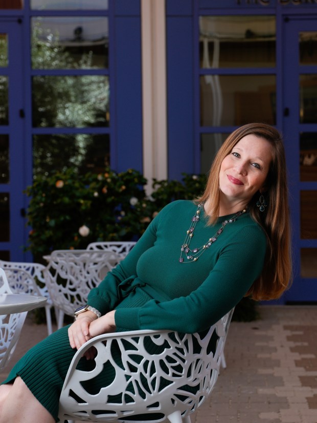 Formerly a professional singer, Bach Collegium San Diego Executive Director Katie Hickey said running the organization allows her to use both the artistic and analytical sides of her brain. (Nelvin C. Cepeda / The San Diego Union-Tribune)