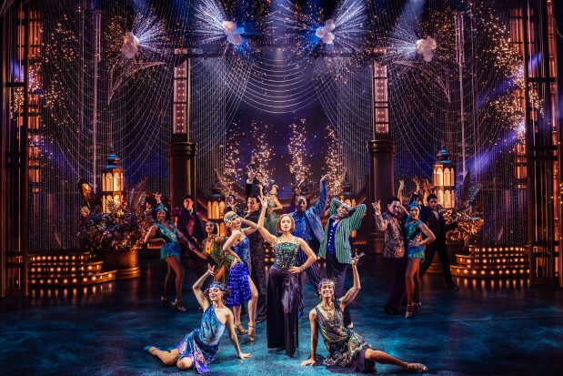 Scenes from the Broadway production of "The Great Gatsby,"  which will play June 22-27, 2027, at the San Diego Civic Theatre as part of Broadway San Diego's 2026-27 season. (Matthew Murphy and Ethan Zimmerman)