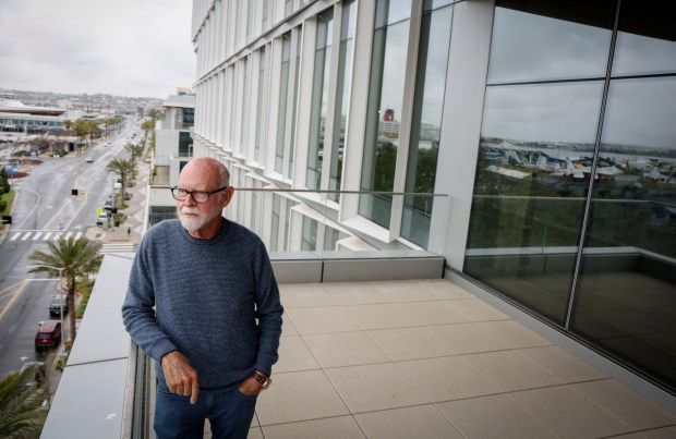 Scientist Craig Venter, pictured at the IQHQ building in downtown San Diego on Monday, May 5, 2025, met Jeffrey Epstein but felt his "sleaze radar" go off. (Sandy Huffaker for The San Diego Union-Tribune)