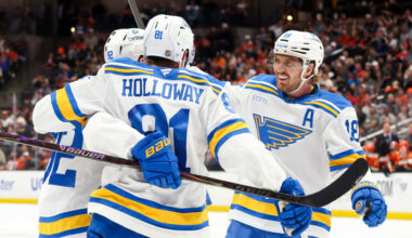 Blues stay hot, shut out Ducks for 4th straight win