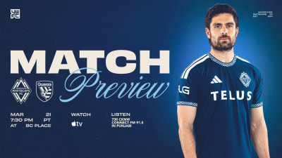 PREVIEW: 'Caps set to take on San Jose in first of five consecutive matches at BC Place | Watch on Apple TV