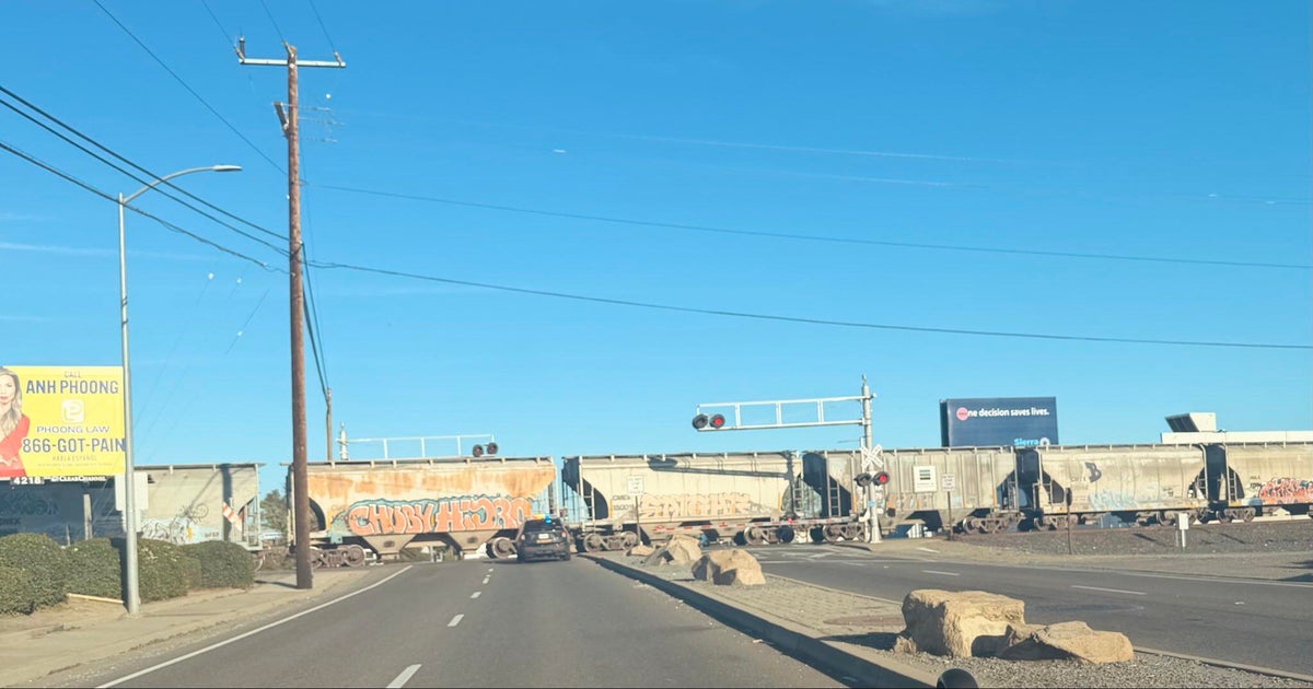 Pedestrian dies after hit by train in south Sacramento, several roads impacted