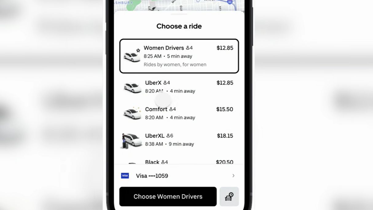 Uber's women-only option rolls out nationwide