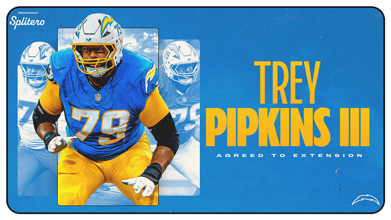 Los Angeles Chargers Agree to Extension with Trey Pipkins III