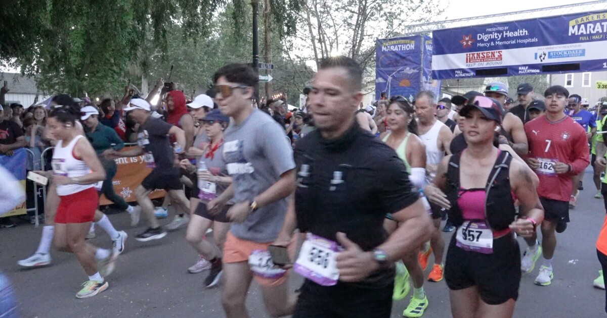 Over 5,000 runners compete in the 9th Annual Bakersfield Marathon