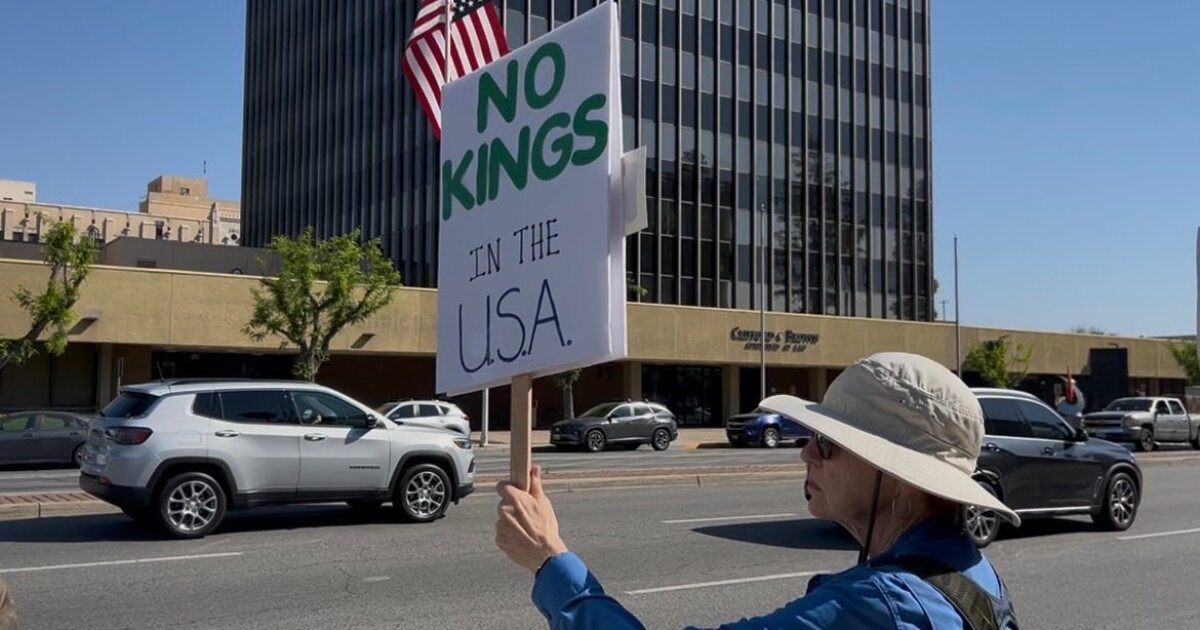 'No Kings Day' protest takes place in Bakersfield for third time