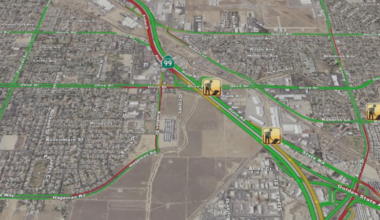 Northbound Highway 99 lanes closed due to a person on the overpass