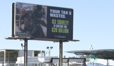 Nationwide ICE billboard campaign reaches Bakersfield