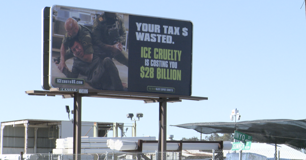 Nationwide ICE billboard campaign reaches Bakersfield