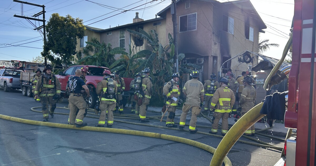 Multiple burn patients transported to hospital in structure fire