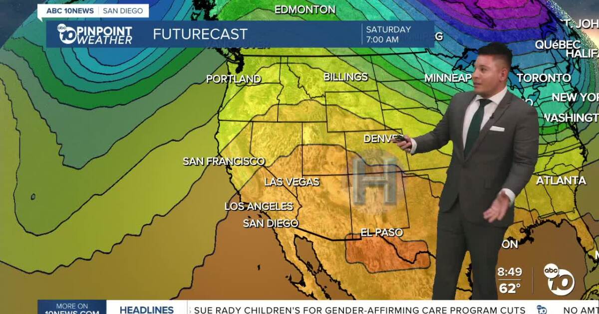 Morning fog gives way to another warm Sunday in San Diego County