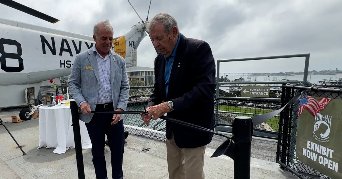 Vietnam War POWs recognized with new USS Midway Museum exhibit