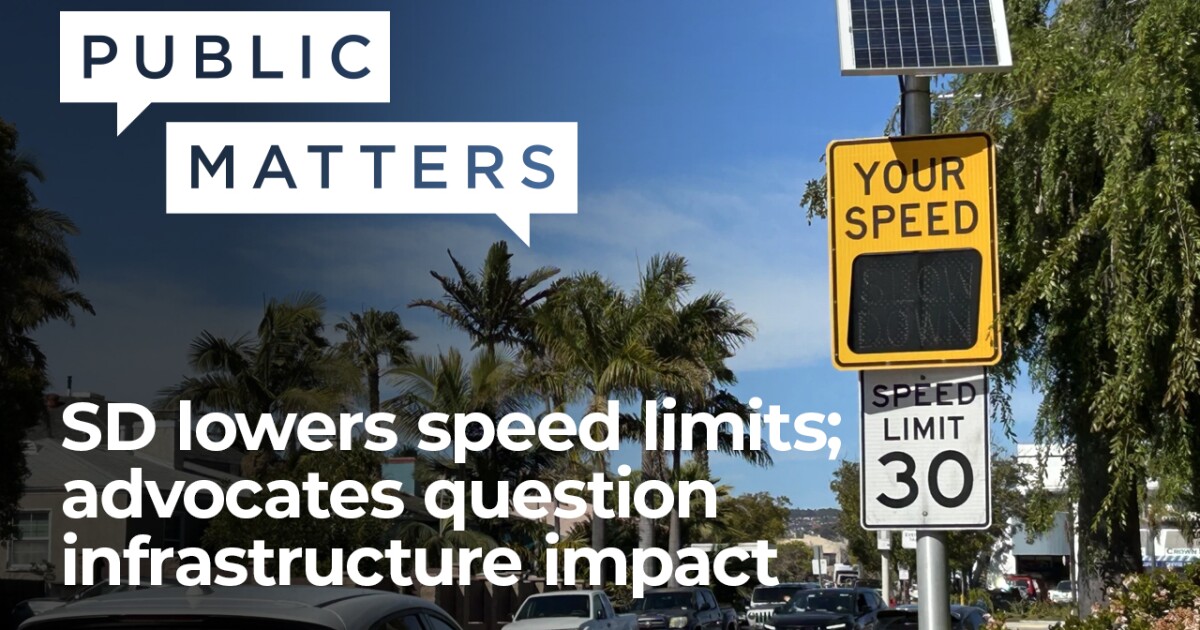 San Diego approves lower speed limits; advocates question impact without infrastructure changes