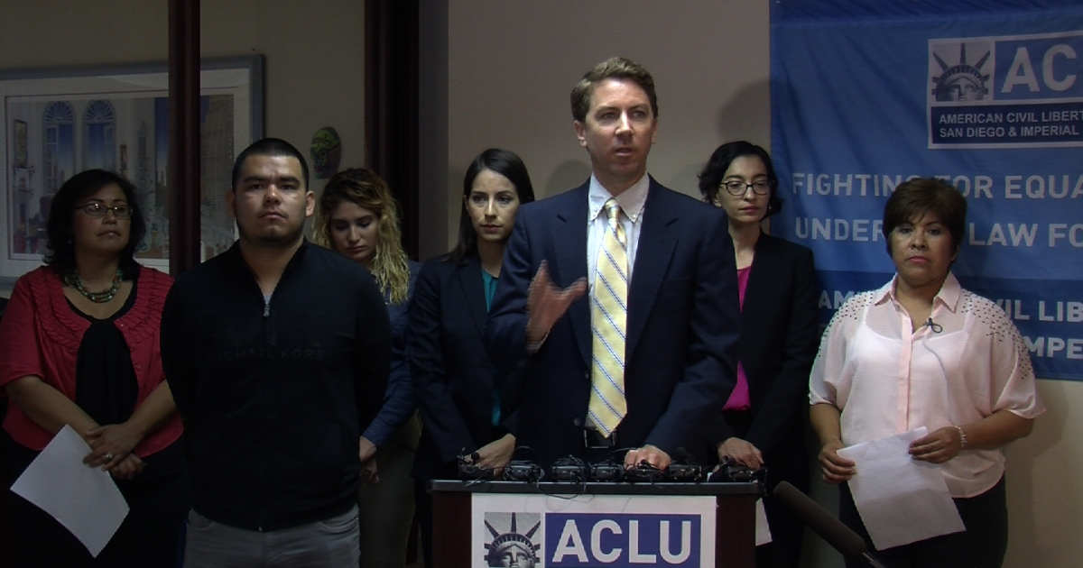 San Diego ACLU Launches Hotline to Report `Unlawful' Conduct From Feds
