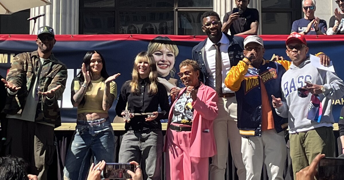 Oakland celebrates the return of Olympic gold medalist Alysa Liu