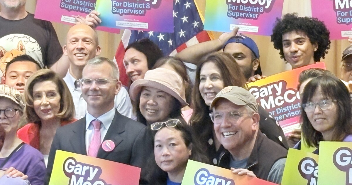 Gary McCoy holds field kickoff in bid for SF District 8 seat