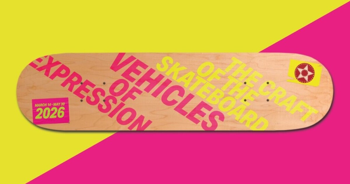 LA's skateboards started as a craft. A new exhibit looks at the art of sidewalk surfing