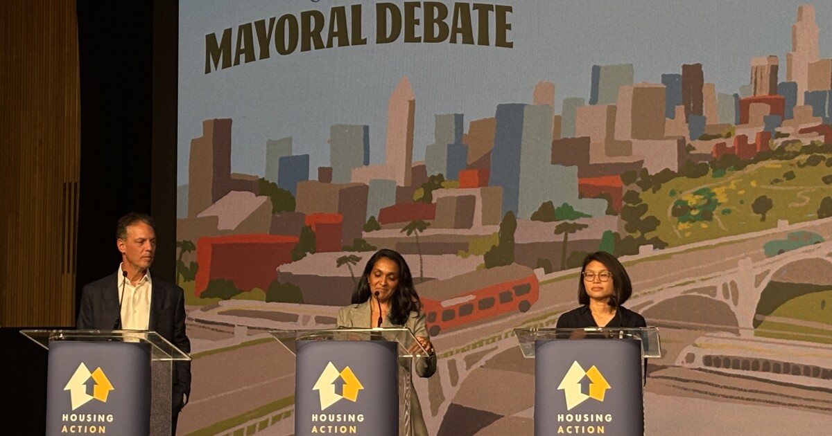 At first major LA mayoral debate, some leading alternatives to Bass agree that LA needs fixing