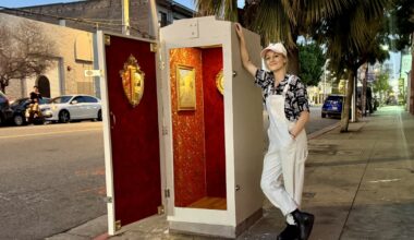 Inside this downtown L.A. utility box, there’s a tiny theater