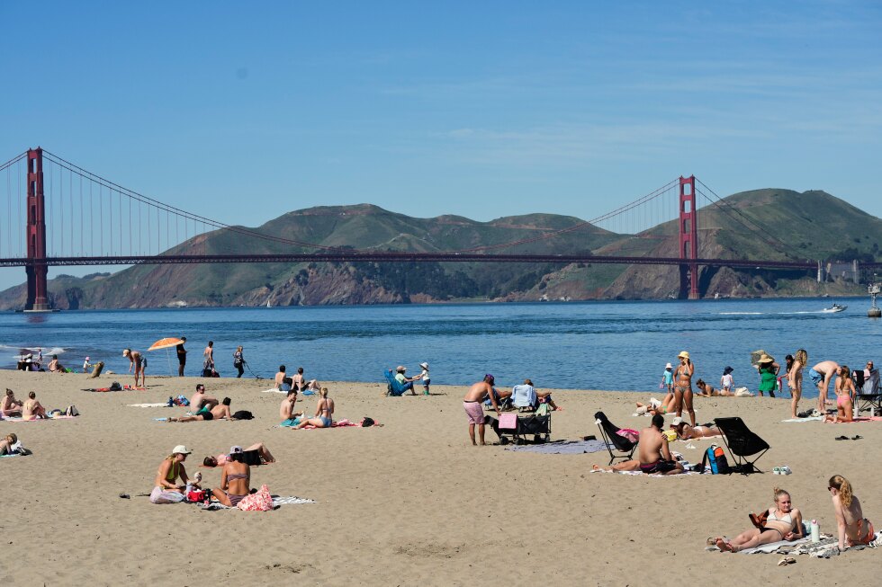 San Francisco sizzles in March as a winter heat wave bakes the US West