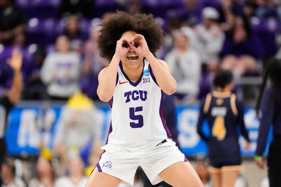 Olivia Miles gets triple-double as TCU beats UC San Diego in 1st round of March Madness