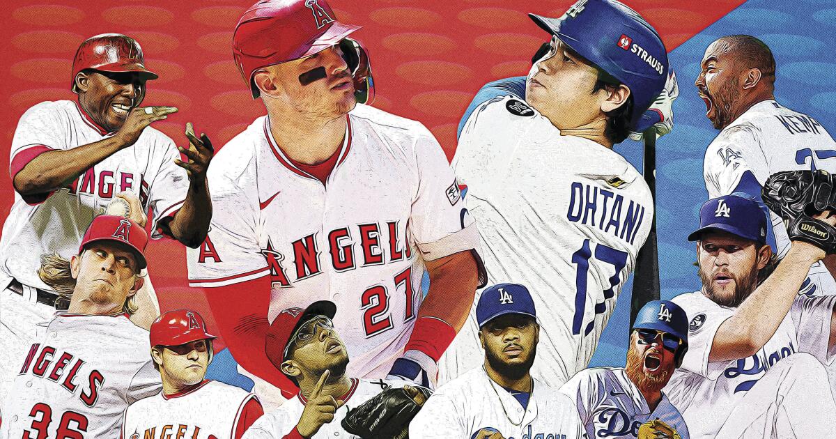 Who are the best Dodgers and Angels of the first quarter century?