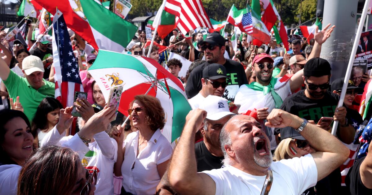 Photos: L.A.'s Iranian American community celebrates in Westwood