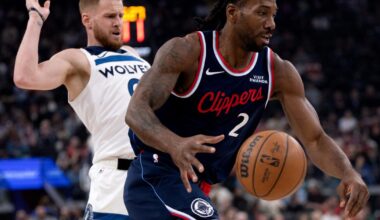 Kawhi Leonard scores 45 points, Clippers score 153 and win to move above .500