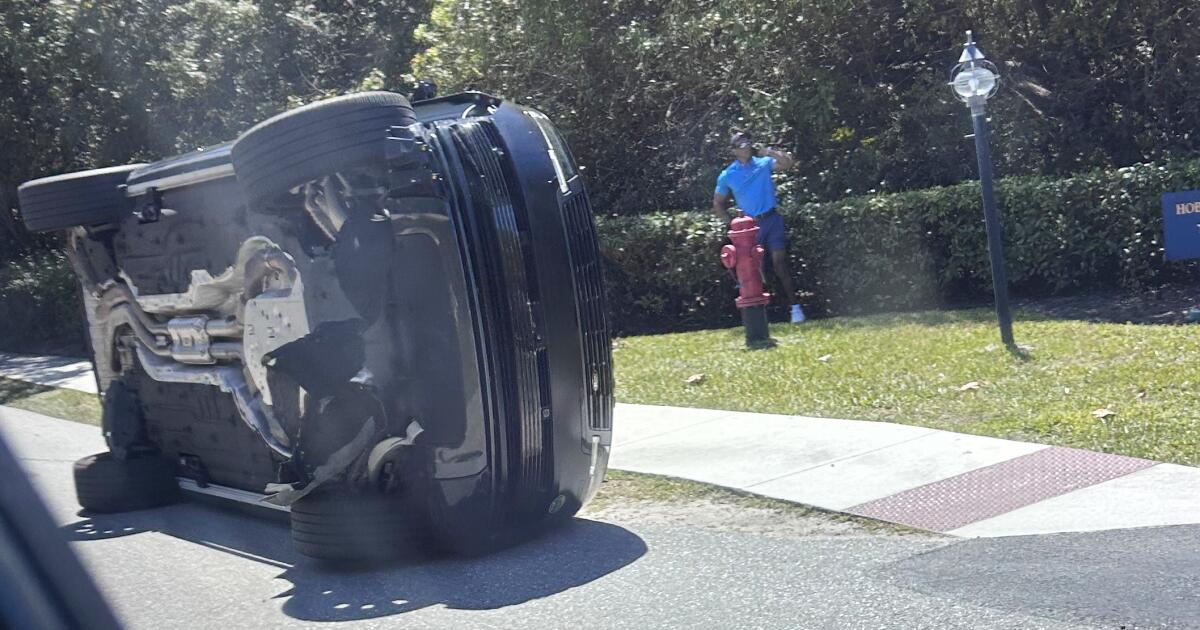 Tiger Woods arrested for DUI following rollover crash in Florida