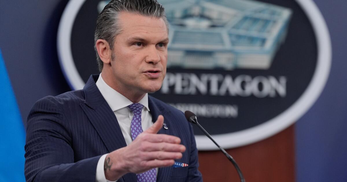 Iran still firing missiles, U.S. ground operations remain an option, Hegseth says