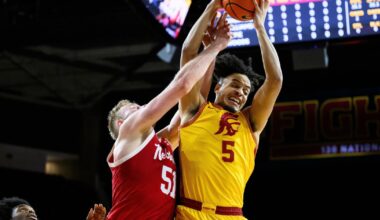 USC men routed by Nebraska after building halftime lead