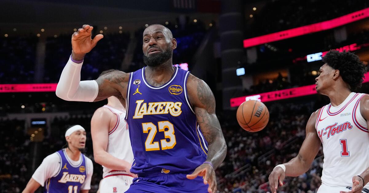 Luka, LeBron lead Lakers past Rockets