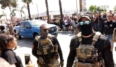 How a last-minute deal doomed California's ban on masked ICE agents