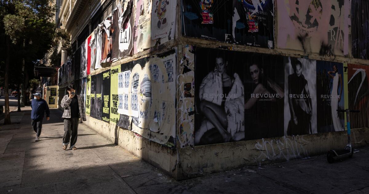 Downtown L.A. needs retail resuscitation. San Francisco's subsidized shops offer a solution