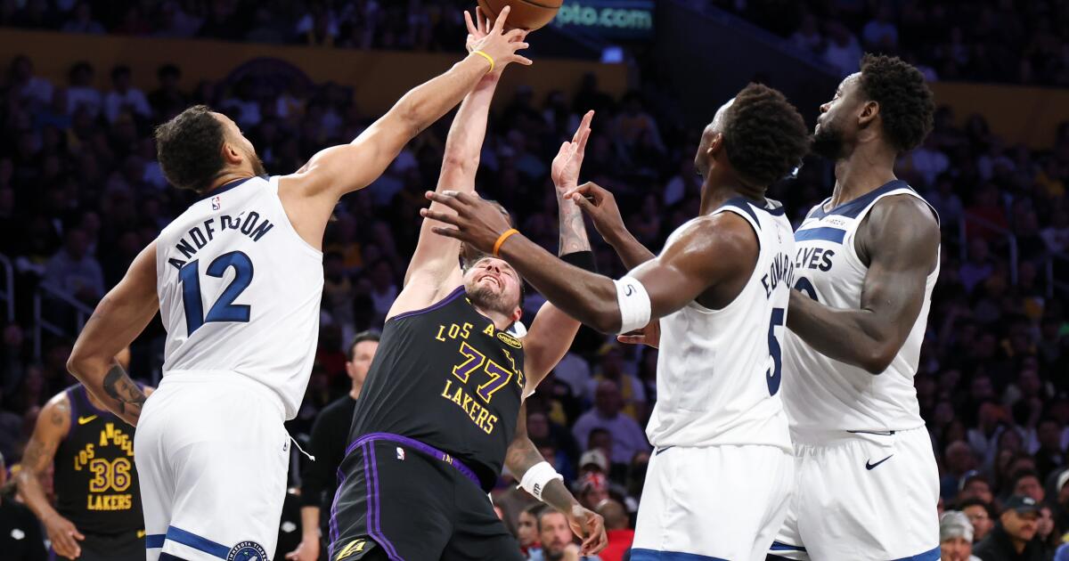 Luka Doncic leads Lakers over Minnesota
