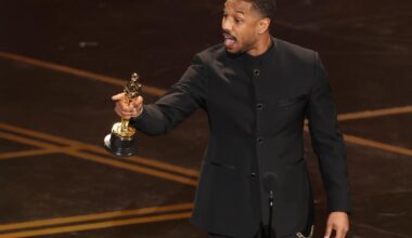 Michael B. Jordan wins Oscar for 'Sinners'