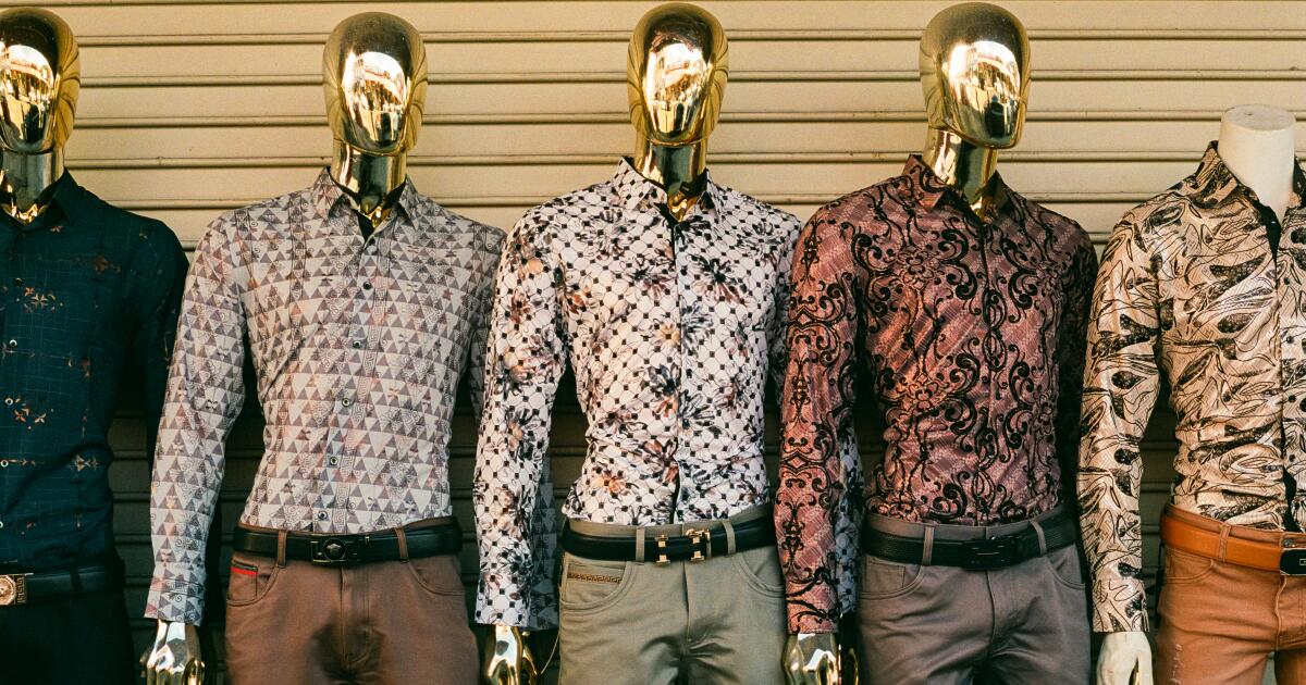 Shopping for menswear and experimenting with style at Santee Alley