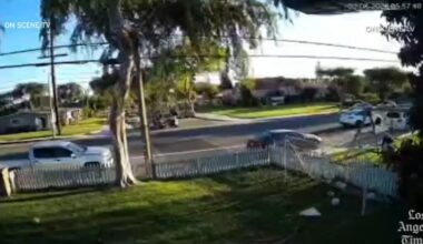 Video captures violent rollover crash on residential O.C. street