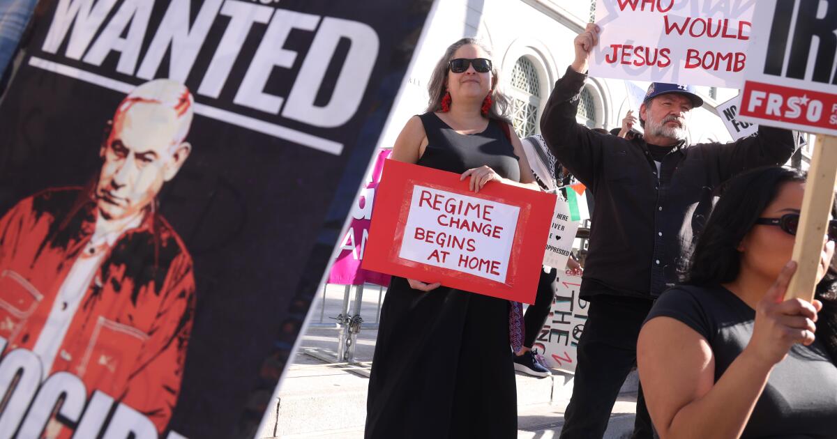 Horrified by the state of the union, he's an angry protester. But he's also optimistic