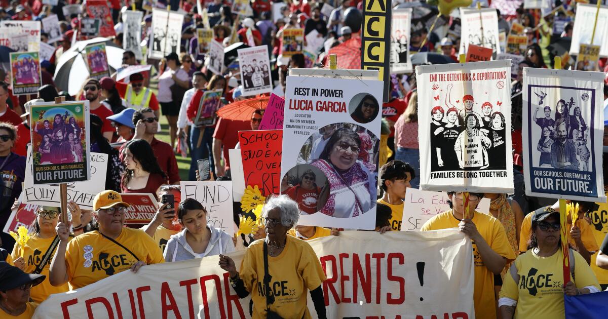 'Nobody wants a strike.' LAUSD answers back after union leaders announce April 14 walkout