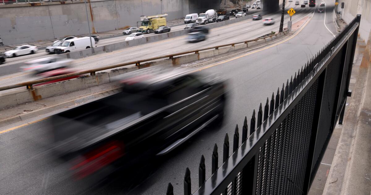 L.A. braces for 'No Kings' demonstrations, installs barriers to the 101 Freeway