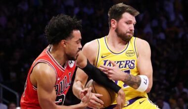 Luka Doncic scores 51 points as surging Lakers rout Bulls