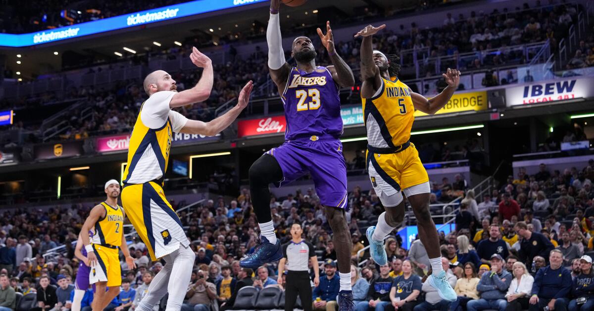 Luka Doncic leads Lakers past Pacers