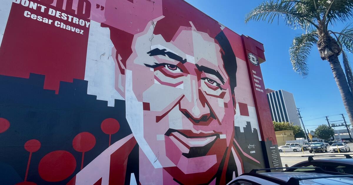 Santa Ana officials consider erasing César Chávez's name and image from public spaces