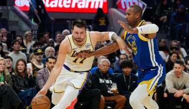 Luka Doncic and Lakers dominate in win over Curry-less Warriors