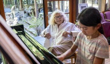 Music teacher, 93, "still approaches the world with the curiosity of a child."